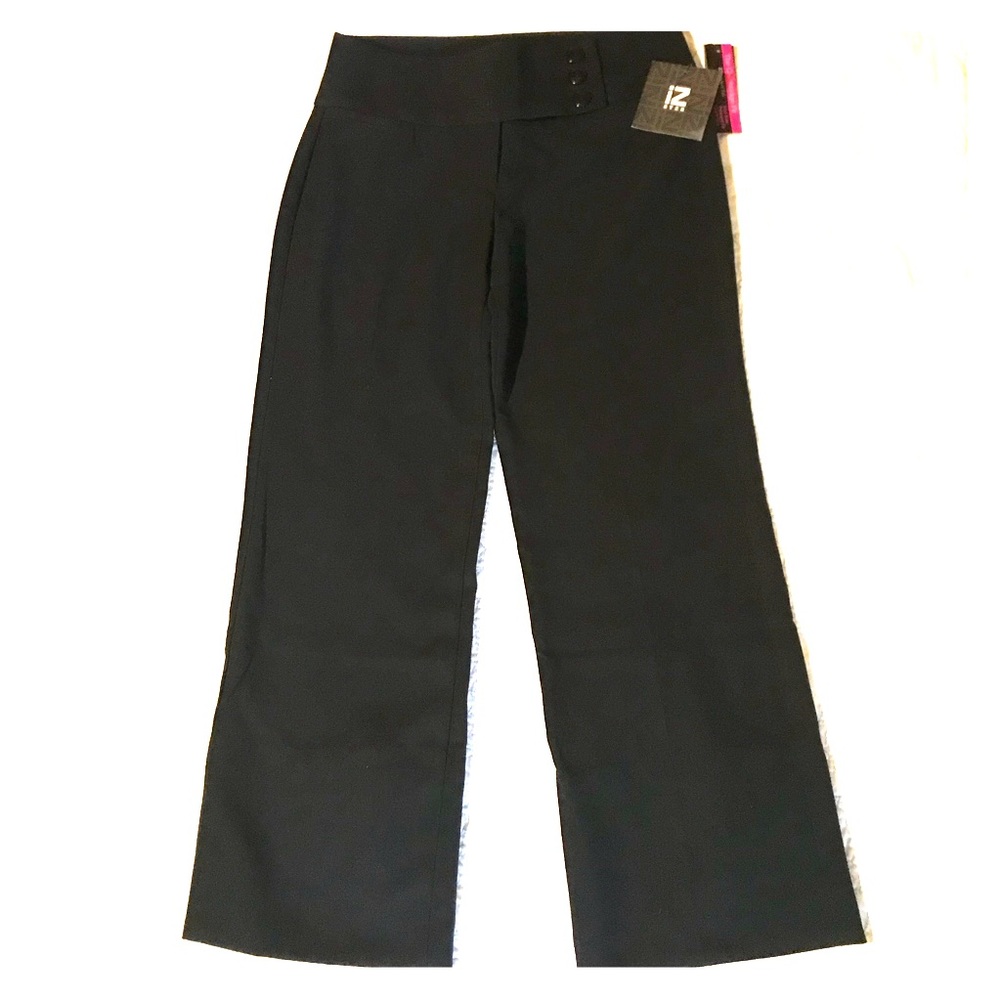 iZ Byer Mid Rise Relaxed Fit Flare Dress Pants